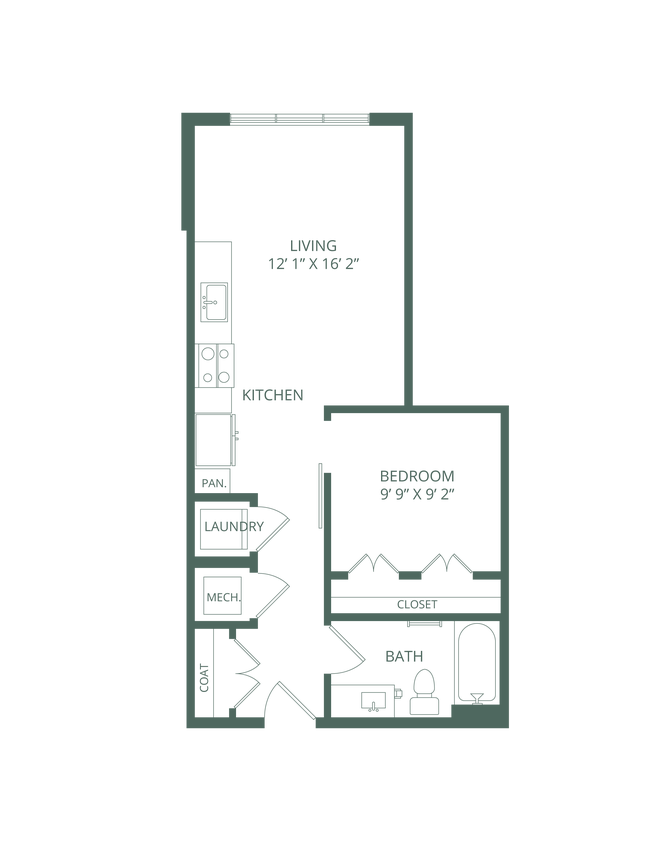 Floorplan - The Bellevue