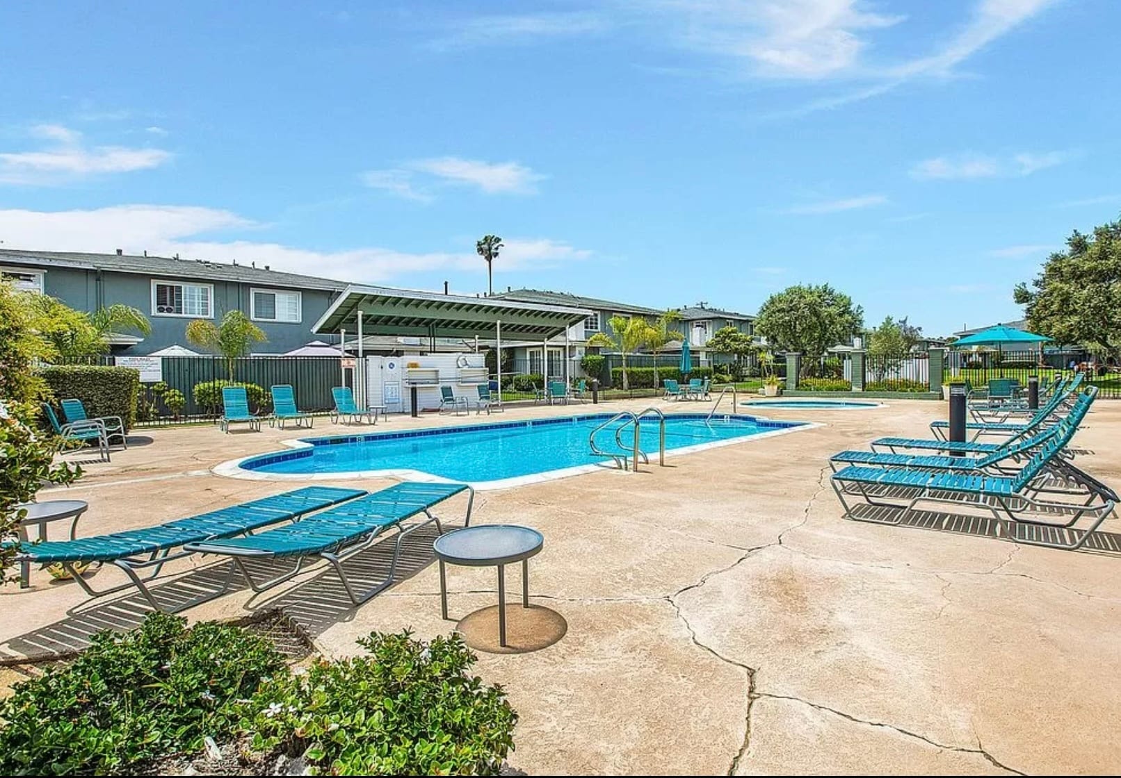 Pool and kiddie pool across from unit - 1845 Anaheim Ave
