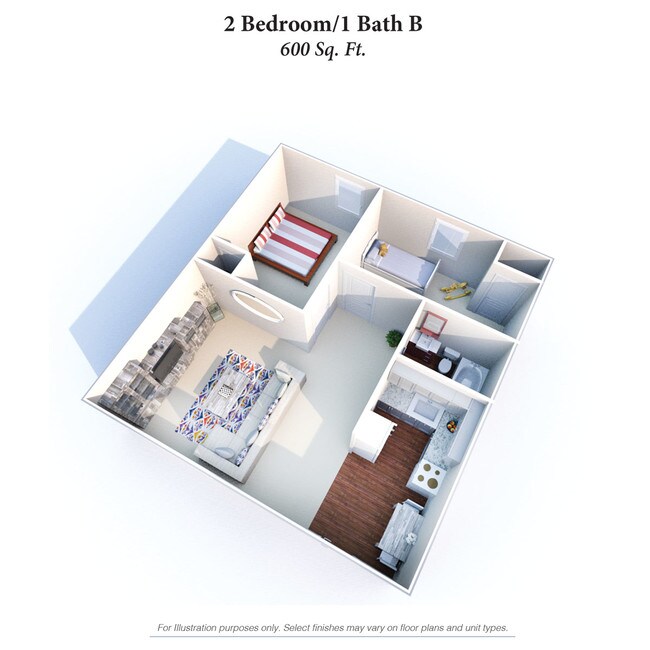 Floorplan - Colonial Village Apartments