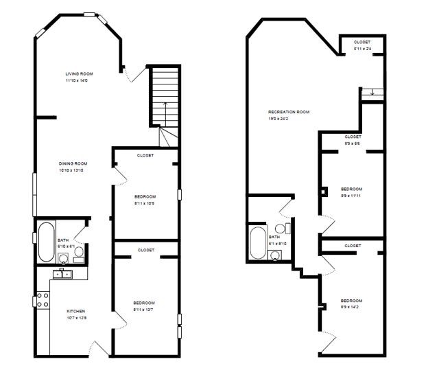 Floorplan - 2834-2838 Orchard