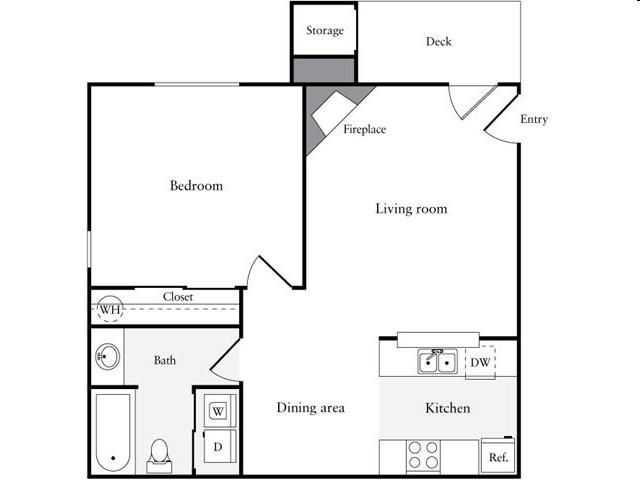 1BR/1BA - Redmond Park Apartments