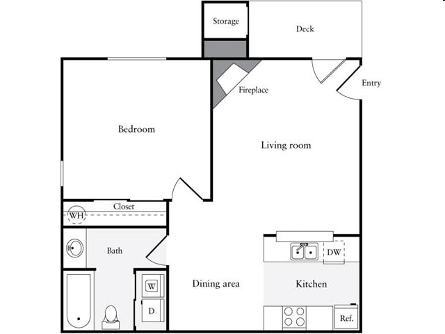 1BR/1BA - Redmond Park Apts