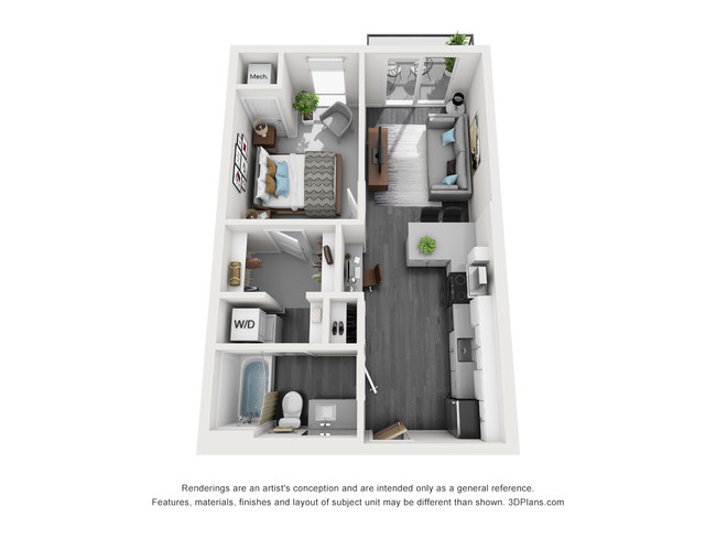 Floorplan - Green on 4th