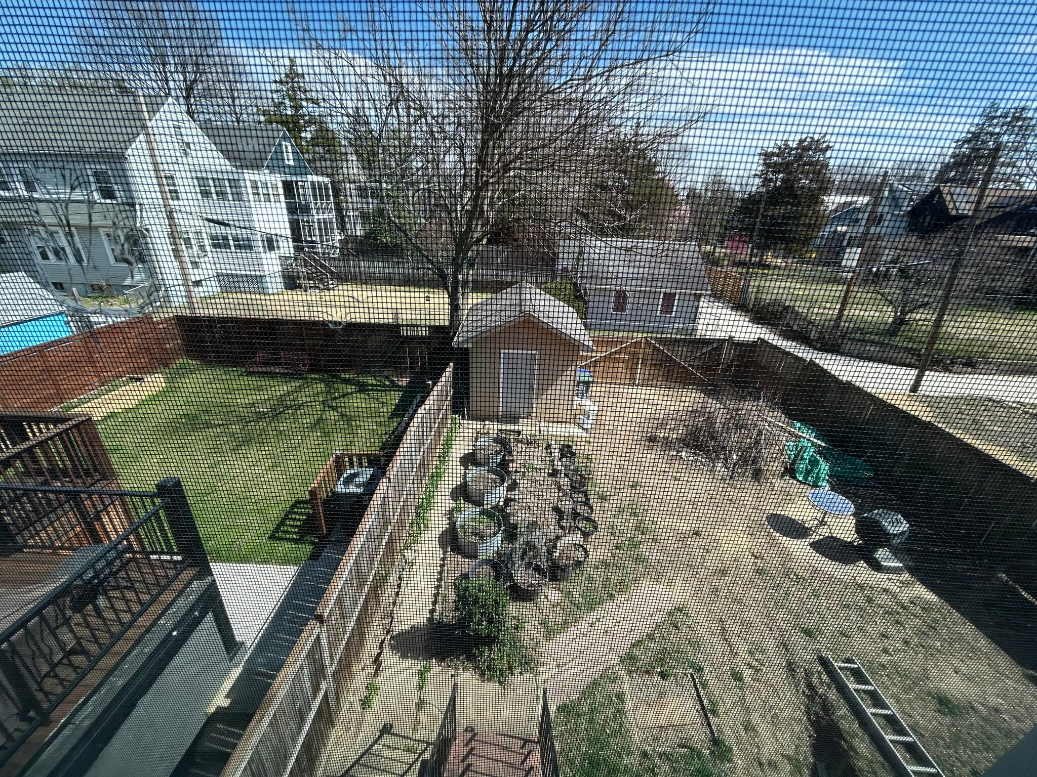 Backyard with shed, 2 car parking, - 5211 14th St NW
