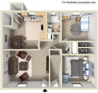 Floorplan - Meadowbrook Apartments