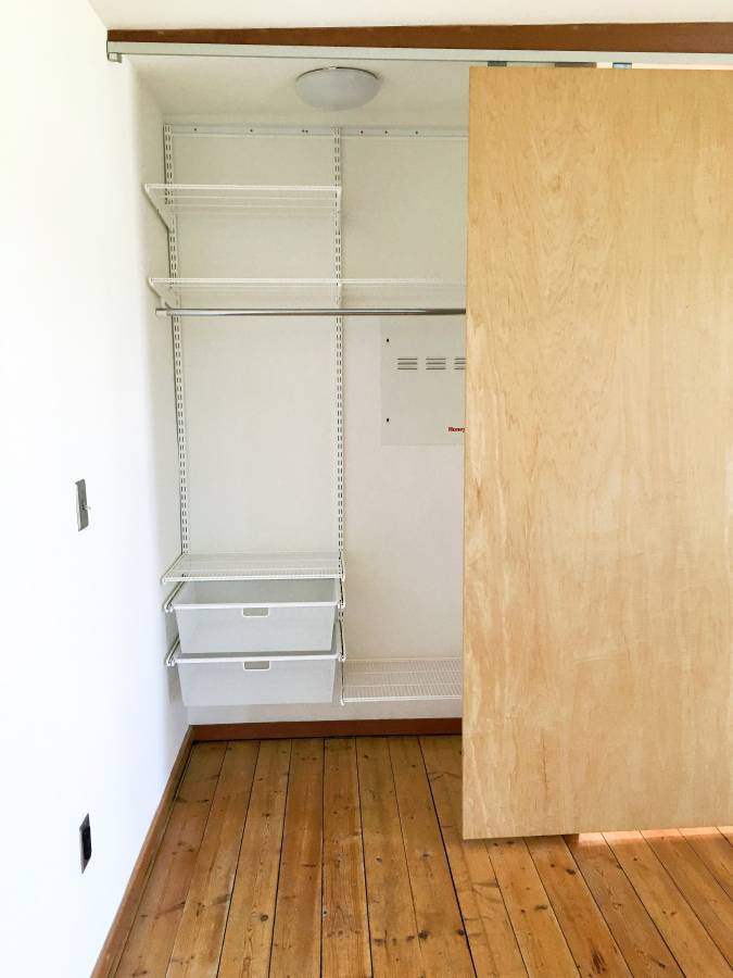 Customizable Elfa storage system in closet - 6606 Corson Avenue South