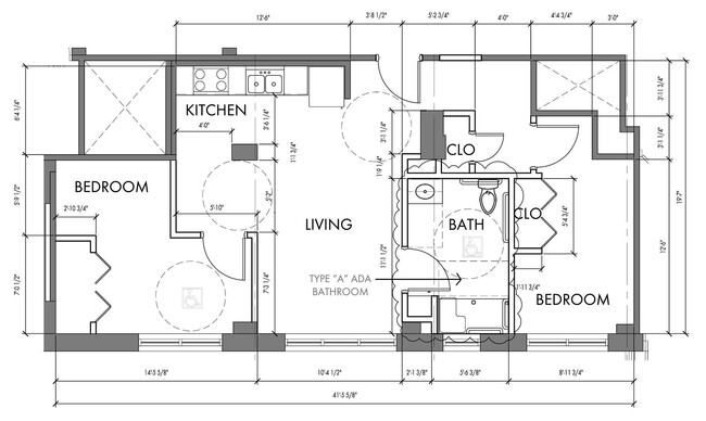 Floorplan - The Meridian Apartments