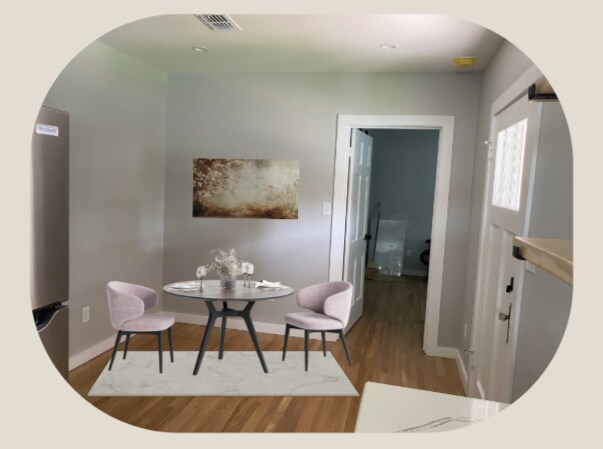 Dining/entry photoshopped - 1811 Garfield St