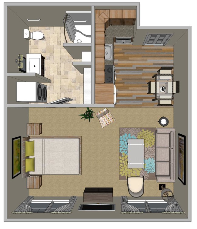 Affordable Studio Apartment Homes - Bloom Living (A 55+ Community)