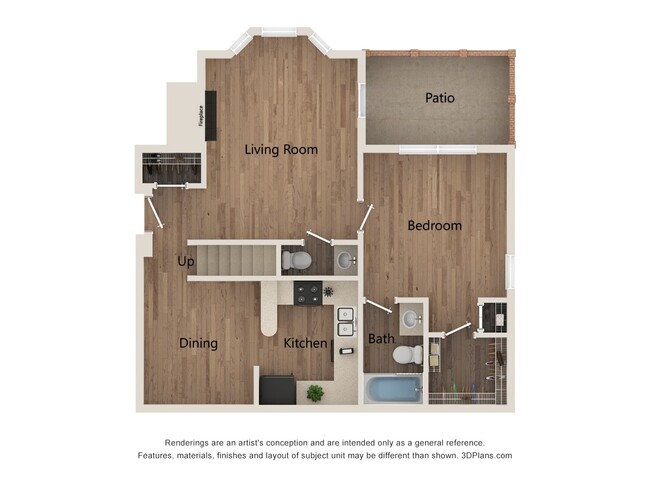 Floorplan - Littlestone Apartments