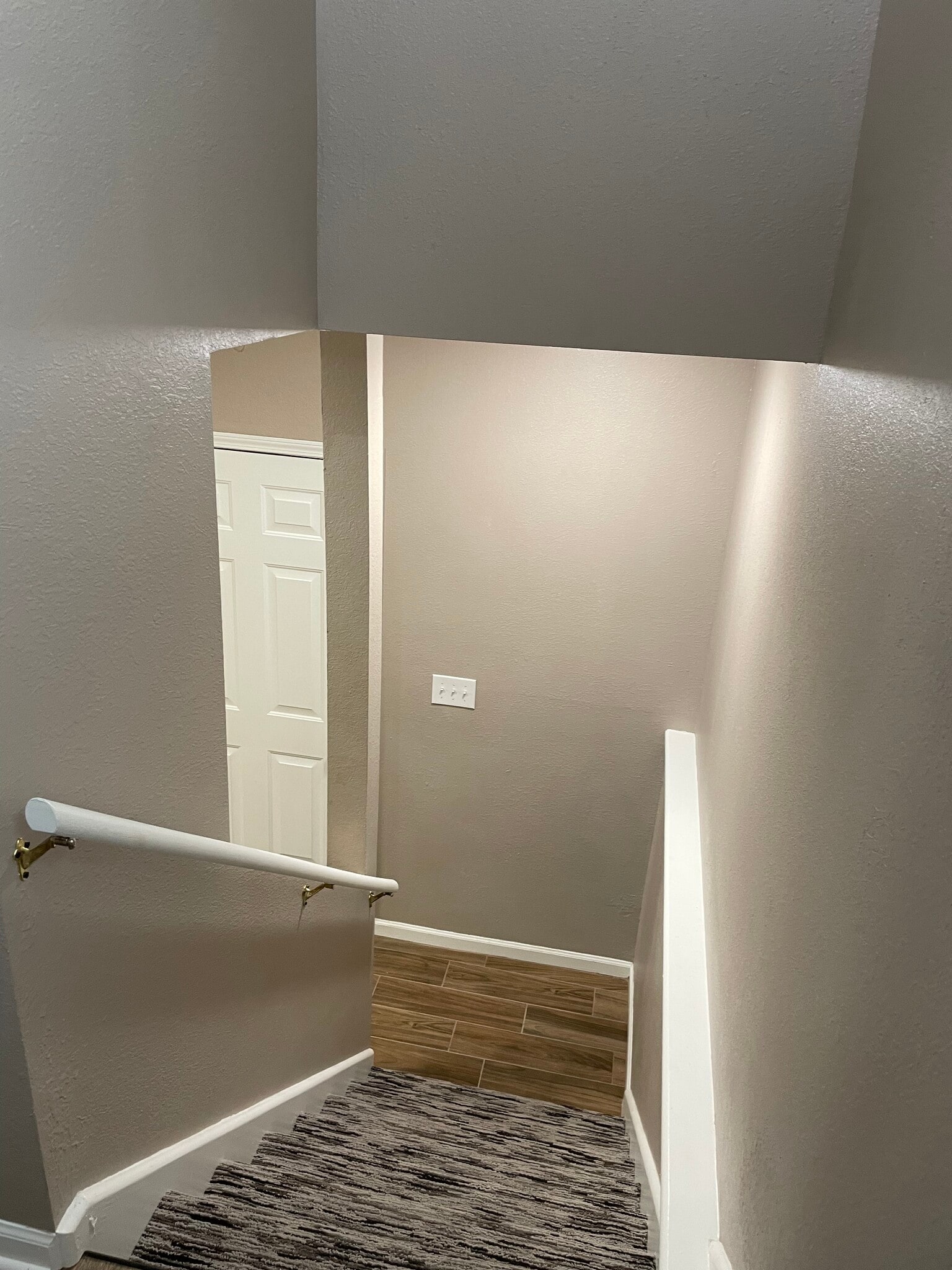 Stairway to lower level - 102 Orourke Drive