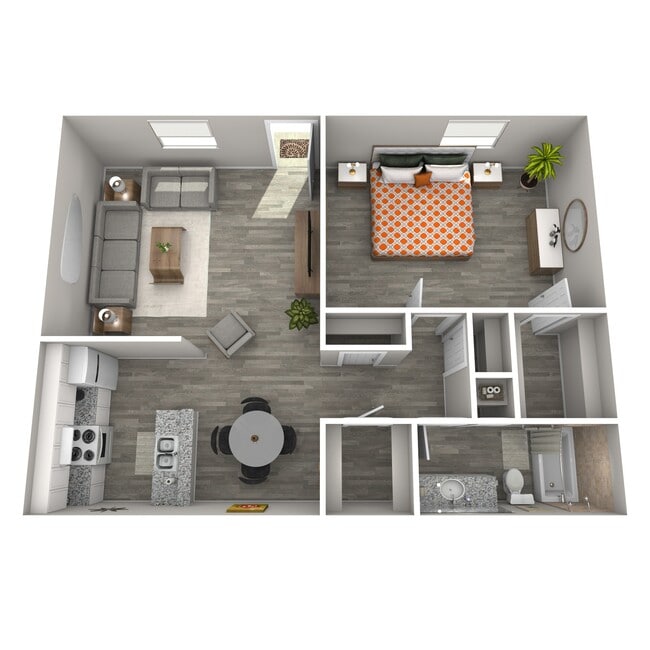 Floorplan - Woodside Villas Apartments