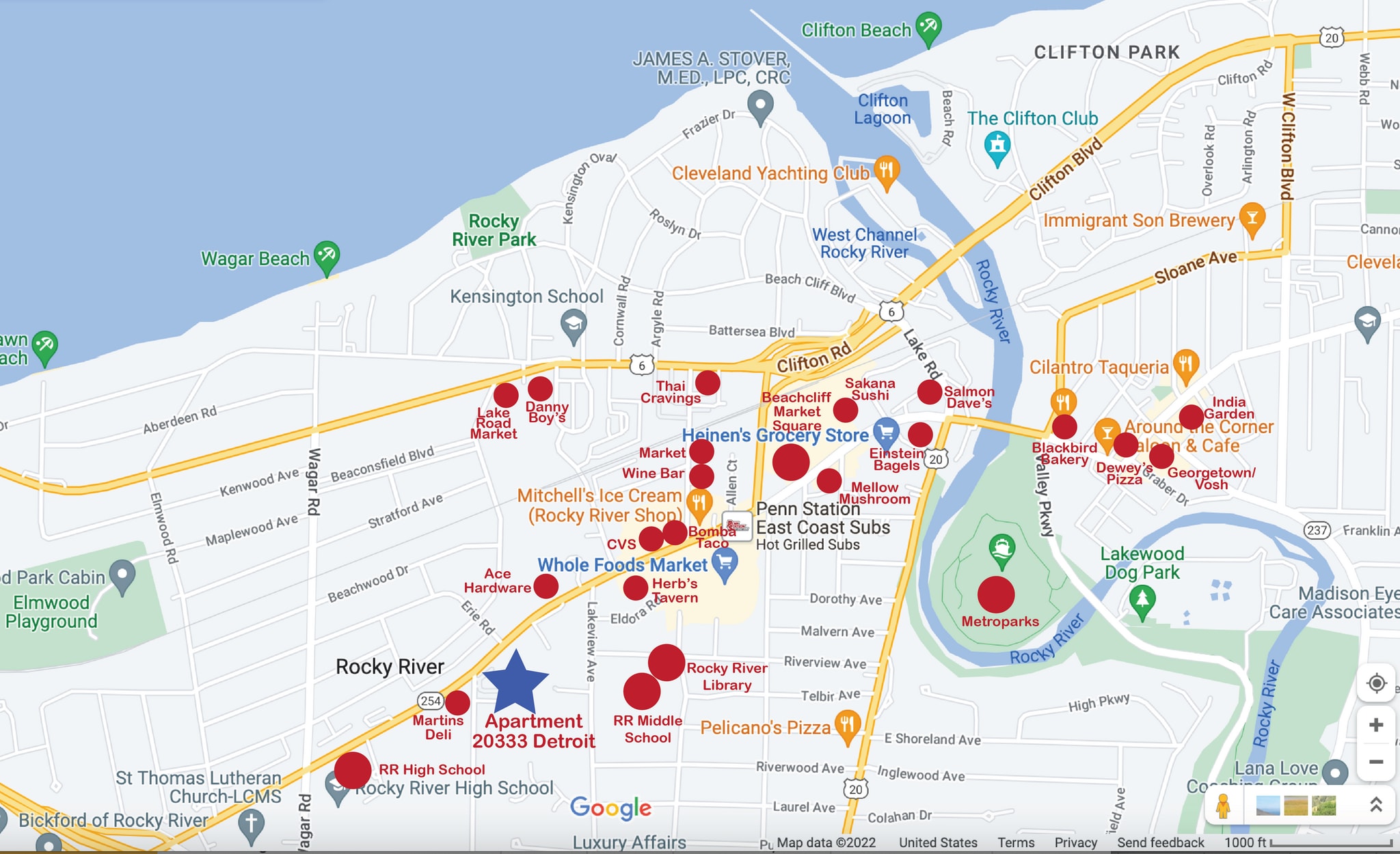 Incredible location and walkable to many places - 20333 Detroit Rd