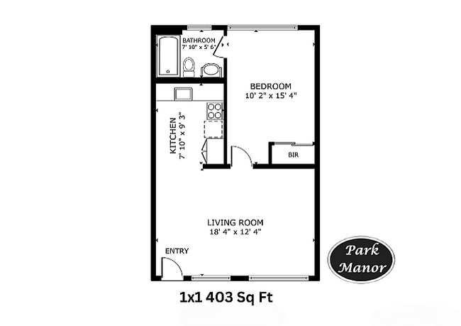 One Bedroom Standard - Park Manor Apartments