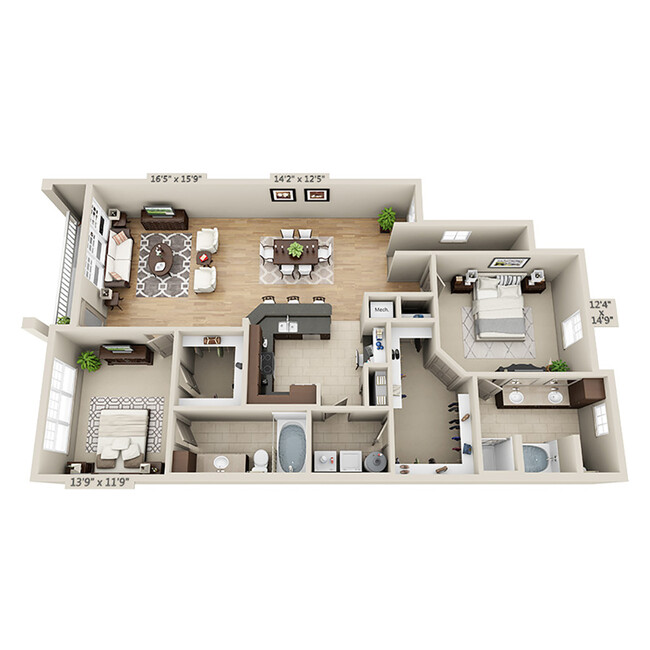 Floorplan - The Estates at Ballantyne