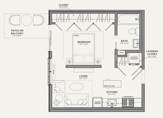 Floorplan - One West Drive