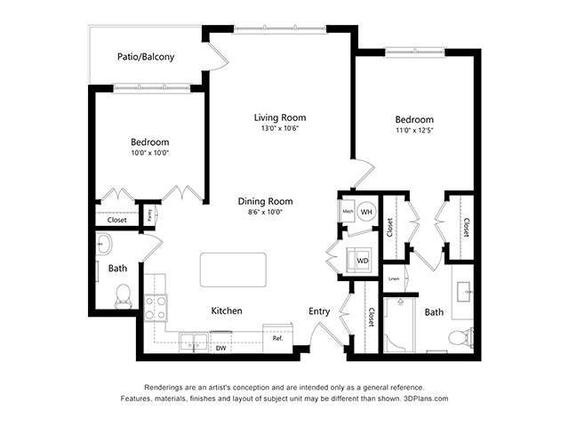 Floorplan - Covington Crossings 55+ Senior Living