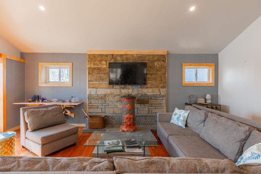Wood-burning stove - 91 S Penataquit Ave