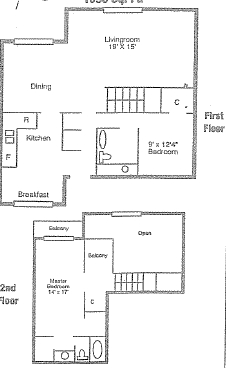 2BR/2BA - Pine Tree Apartments