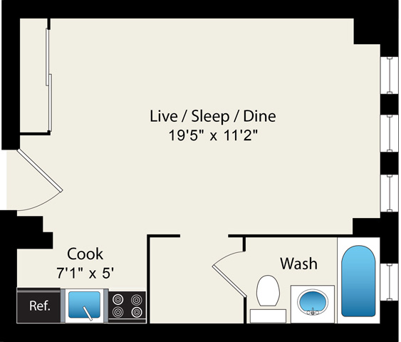 Floorplan - Reside on Clarendon