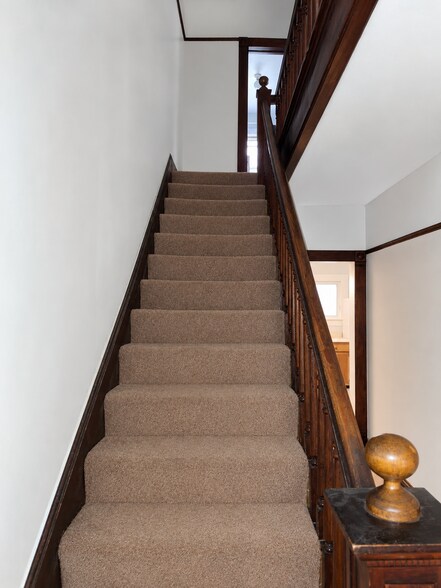 Stairs from bottom to top floor - 13 Owego St