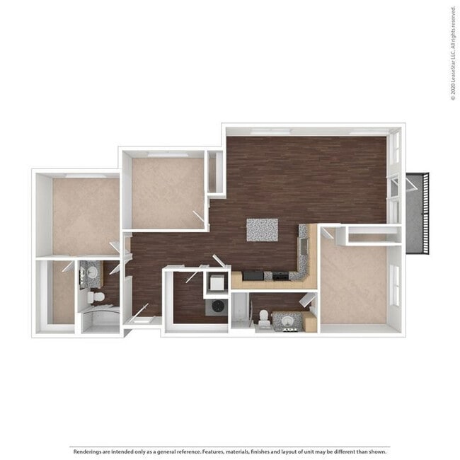 Floorplan - The Piedmont Apartments