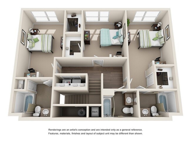 4 bedrooms tounhouse 2nd FLOOR - The Lex