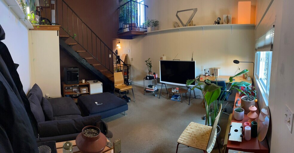 Living Room with Loft Style - 3246 NE 85th St
