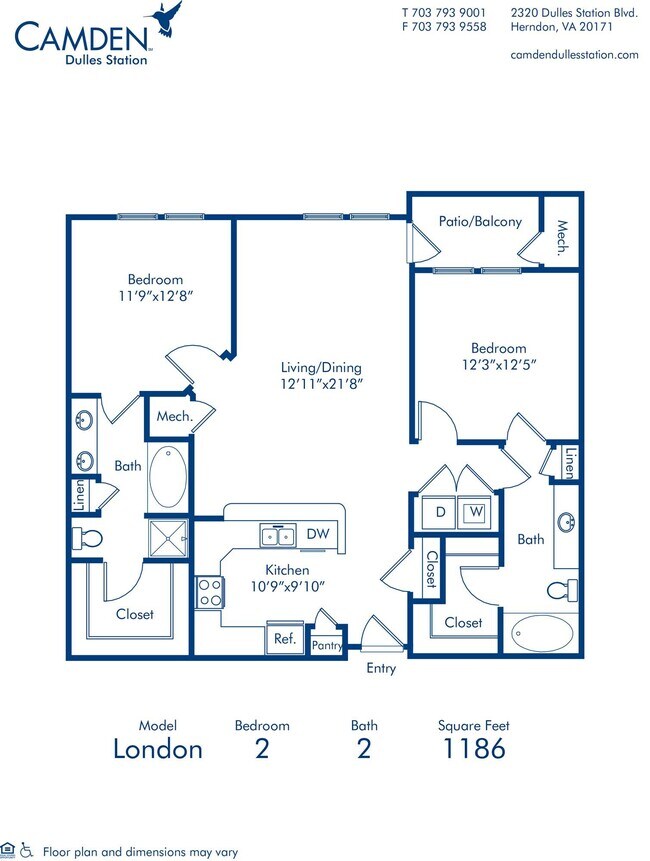 Floorplan - Camden Dulles Station