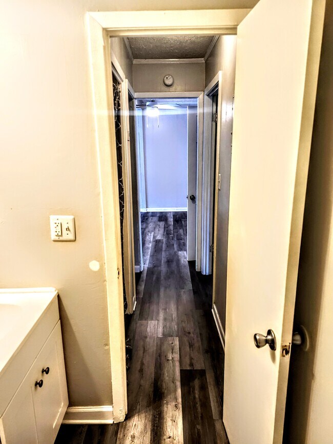 View from bathroom to hallway - 5409 Hilltop Ave