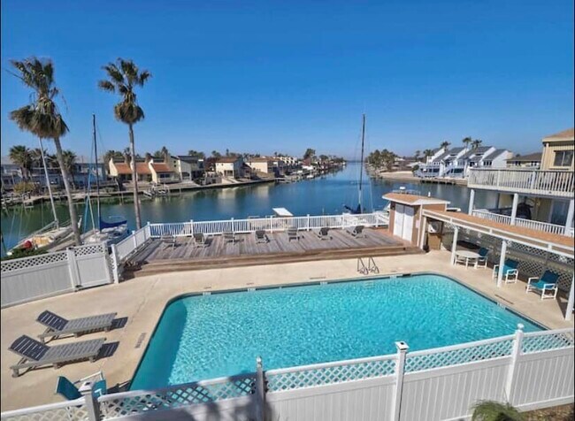 outdoor pool overlooking the bay - 14300 S Padre Island Dr