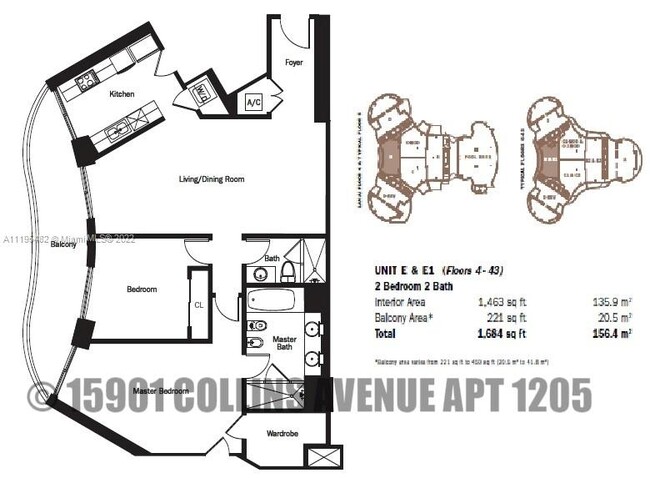 Floor Plan - 15901 Collins Ave