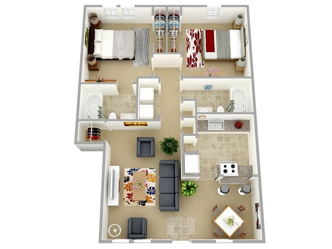 Floorplan - Parkview Apartments