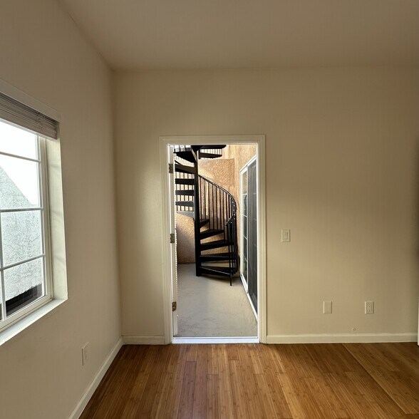 Bedroom #2 and patio - 1035 Myrtle Ave