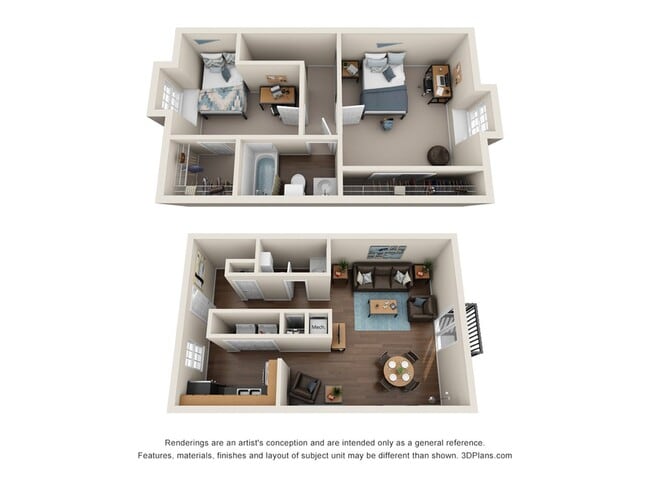 2 Bed 1.5 Bath TH-DLX - Oxford West