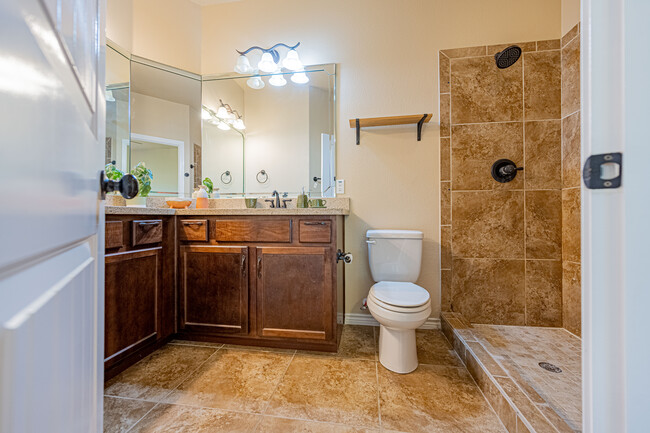 Main suite bathroom, downstairs - 1201 Old Course Rd