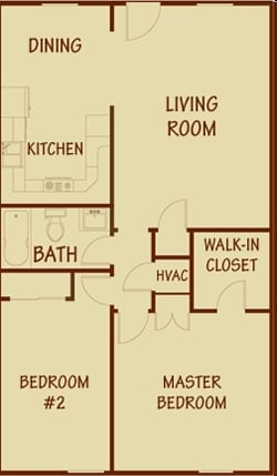 2BR/1BA - Brighton Village