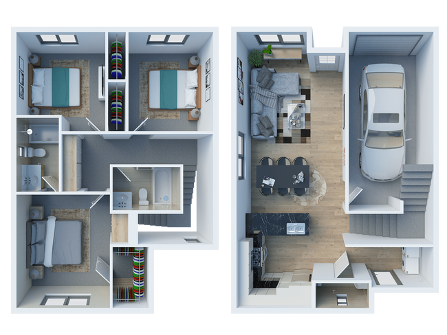 Floorplan - San Vicente Townhomes