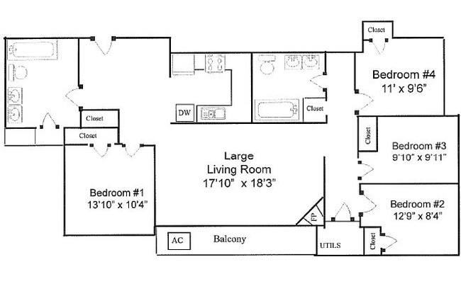 2521 FLOOR PLAN - 335 S Clinton St