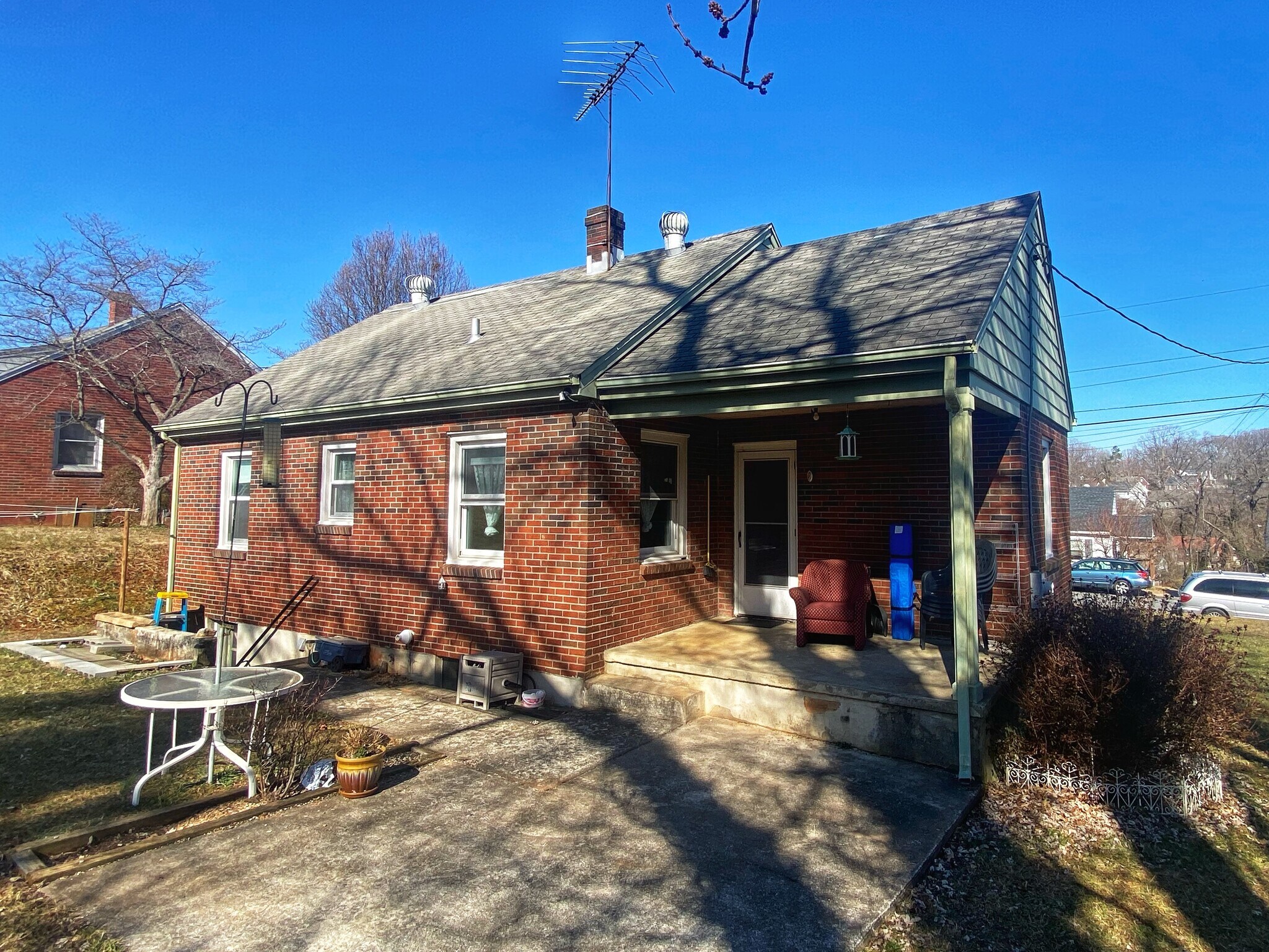 Back porch - 1407 Fort Manor Dr