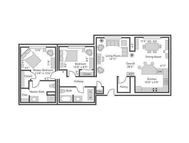 Hampton - The Village at Anthony Boulevard