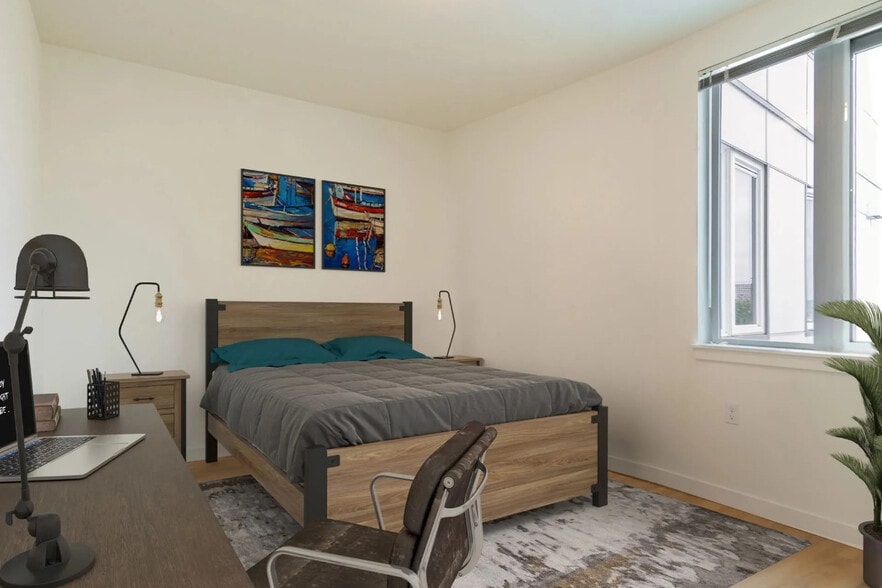 Studio-380 sqft - Jefferson Yards Apartments