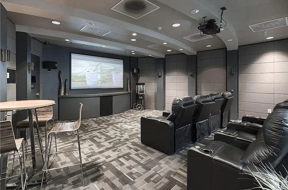 Clubhouse Theatre Room - 1301 Speer Blvd