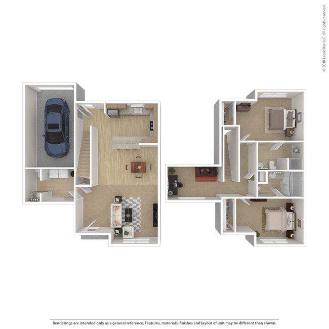2x2.5 - Evergreen Rock Maple Apartments