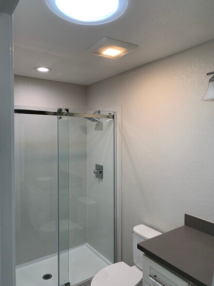 Bathroom with large shower. - 2500 Gerald Way