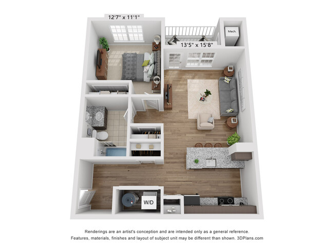 1 Bedroom 1 Bath - 799 - Westfield 41
