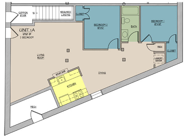 Floorplan - Seventy Five Place