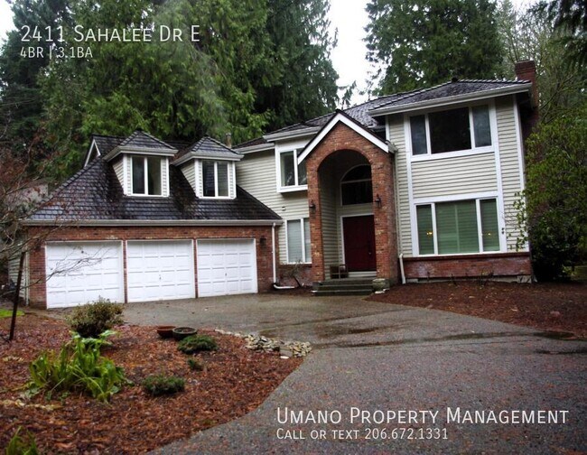 2411 Sahalee Dr E 2411 Sahalee Dr E Sammamish WA 98074 Apartment Finder