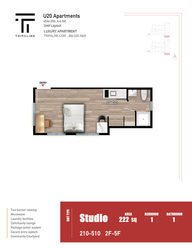 Floorplan - U20 Apartments