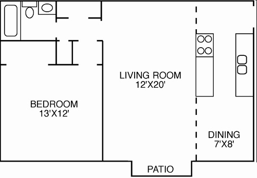 Floorplan - Ashbury Apartments